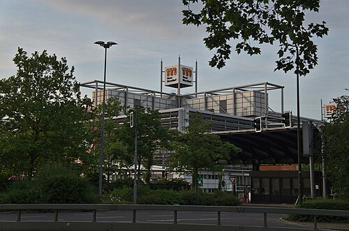 Вхід до виставкового центру Messe Düsseldorf